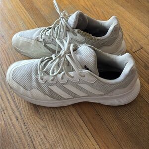 adidas Off-White/Light Gray Running Shoes